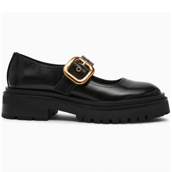 NEW STEVE MADDEN women's lyndon lug sole mary jane in black - Picture 4 of 4